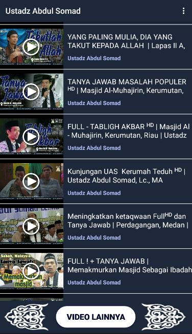 Video Ceramah Ustadz Abdul Somad Official For Android Apk Download
