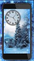 Snowfall Winter Clock capture d'écran 2