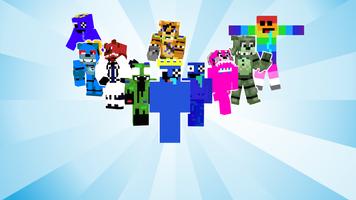 Rainbow Friend Skins for MCPE 포스터