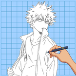 Wie man Bakugo-Anime zeichnet