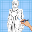 ”วิธีการวาดอะนิเมะ :Fate