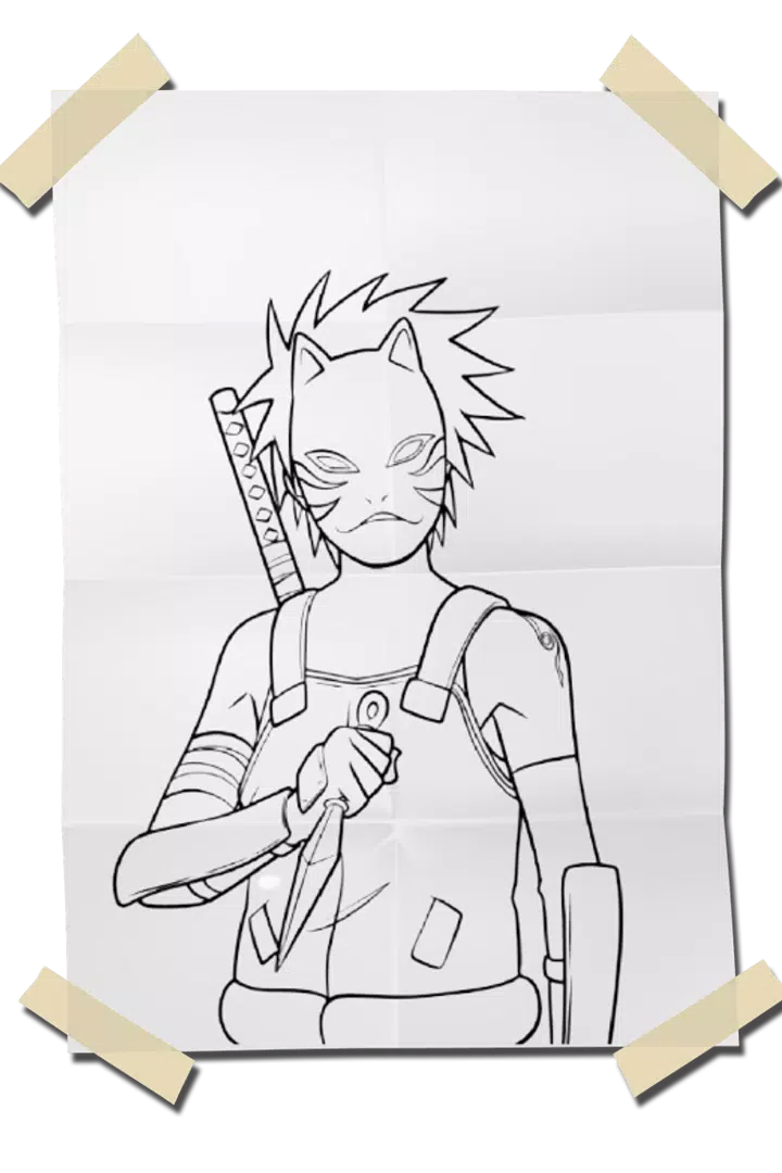 Como Desenhar o Kakashi (Muito Fácil) - Aprender a Desenhar