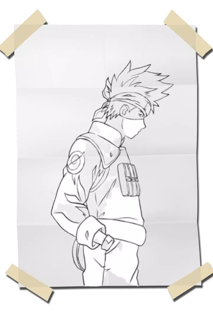 Como Desenhar o Kakashi Hatake 