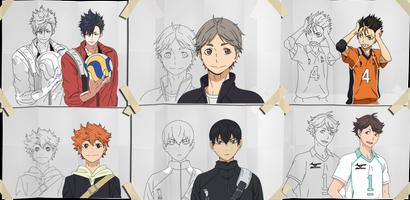 How to Draw Anime Haikyuu poster