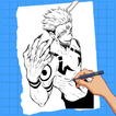 Cách vẽ Jujutsu Kaisen