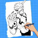 How to draw Jujutsu Kaisen APK