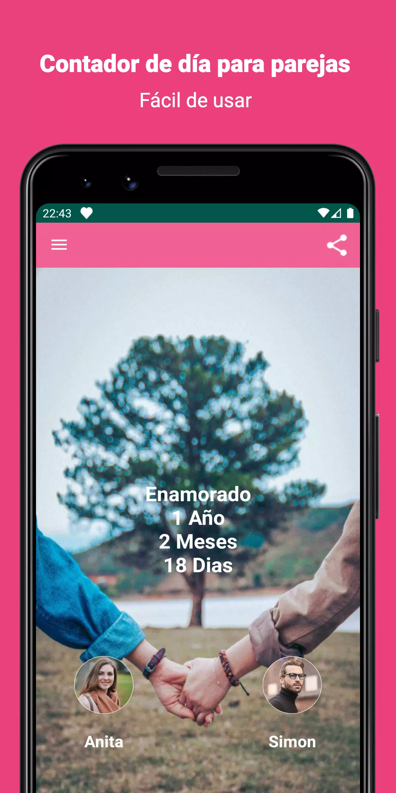 Descarga de APK de Contador de días de amor para Android