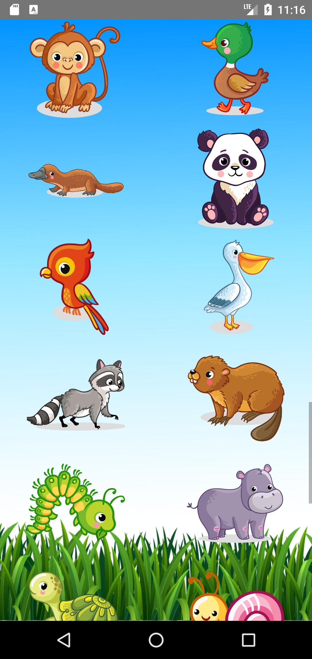 Learn Animals Name, Sounds, P APK for Android Download