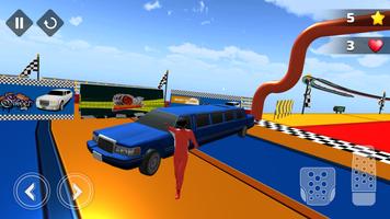 Limo Car Stunt: Car Game capture d'écran 2