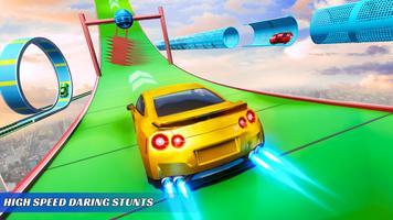 GT Car Stunts Driving Car Game poster