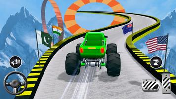 Monster Truck Car Stunt Game Affiche