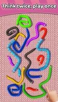 Tangled Snakes Puzzle Game تصوير الشاشة 1