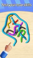 Tangled Snakes Puzzle Game captura de pantalla 3