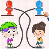 Toilet Rush Race: Puzzle Game ポスター