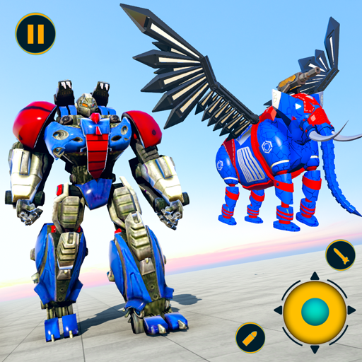 Flying Elephant Robot Transform: Robot War