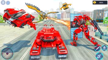 Flying Car Games - Robot Games পোস্টার