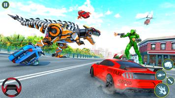 2 Schermata Flying Car Games - Robot Games