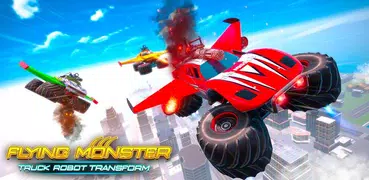 Flying Robot Monster Truck Transform: Robot Battle