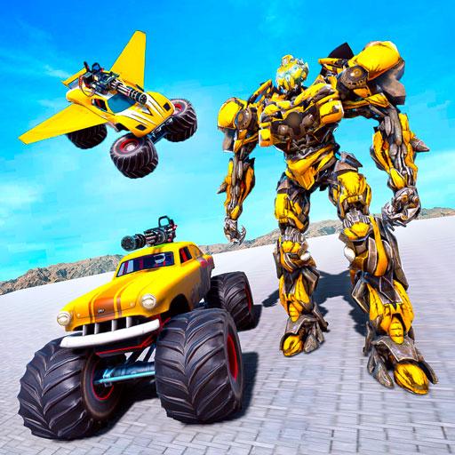 Flying Robot Monster Truck Transform: Robot Battle