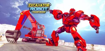 Excavator Robot Transformation War: Robot Game