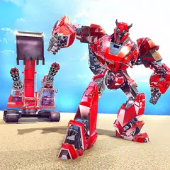 Multi Escavadeira Robot transform: Robot Wars