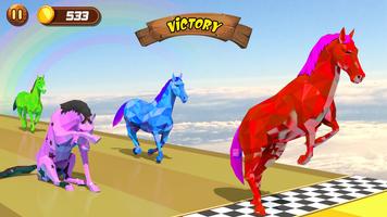 馬 跑 滑稽 種族 3D 獨角獸 競速 遊戲類 截圖 2
