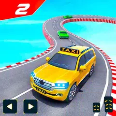 出租車 吉普車 汽車 特技 遊戲 3D： 斜坡 汽車 特技 XAPK 下載