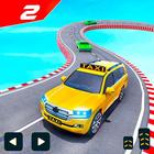 آیکون‌ Taxi Car Stunts 2 Games 3D: Ramp Car Stunts