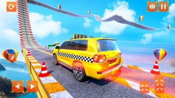 出租车 吉普车 汽车 特技 游戏 3D： 斜坡 汽车 特技 截图 3
