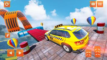 Taxi Car Stunts 2 Games 3D: Ramp Car Stunts syot layar 1