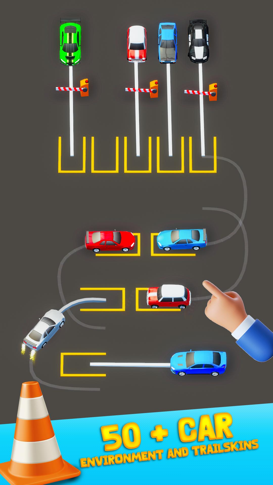 Parking order. Parking Android.