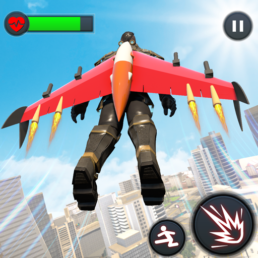 Jetpack Game: Flying Hero Gangster Crime Simulator