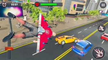 Jetpack Game: Flying Hero Gangster Crime Simulator screenshot 1