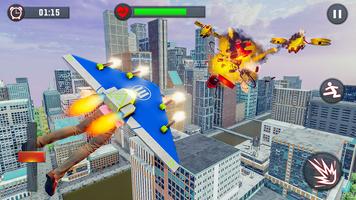 Jetpack Game: Flying Hero Gangster Crime Simulator ภาพหน้าจอ 2