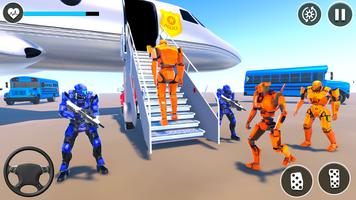 Robot Prisoner Transport: Criminal Transport Games постер