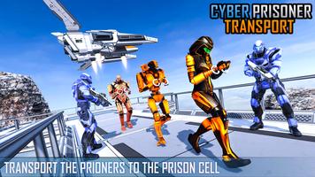 Robot Prisoner Transport: Criminal Transport Games capture d'écran 2