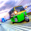 Rickshaw Shooting Game: Auto Highway Racing