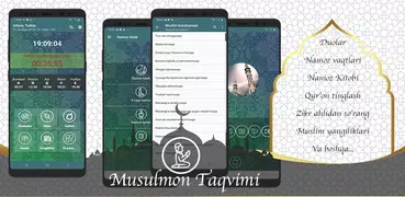 Musulmon Taqvimi - Namoz vaqtl