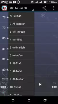 Screenshot 9 for Murottal H. Muammar ZA 30 Juz