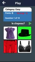 Learn Clothes in French capture d'écran 1
