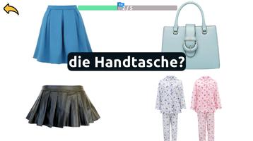 Learn Clothes in German capture d'écran 2