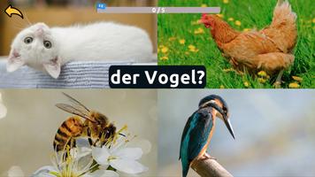Learn Animals in German capture d'écran 3
