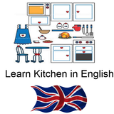 Kitchen Vocabulary in English أيقونة