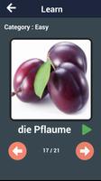 Learn Fruits in German capture d'écran 2