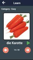 Learn Vegetables in German capture d'écran 2