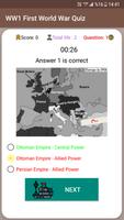 WW1 First World War Quiz imagem de tela 1