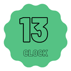 Android 13 Clock Widget آئیکن