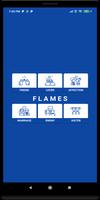 Flames - With Photos Affiche