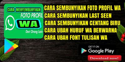 Cara Sembunyikan FotoProfil WA পোস্টার