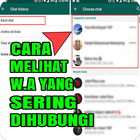 Cara Lihat WA Yg Sering DiChat ikona